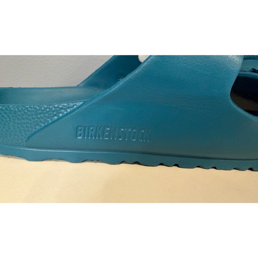 EUC Birkenstock Arizona Eva Sandals in Turquoise - Size 38 - Picture 5 of 8
